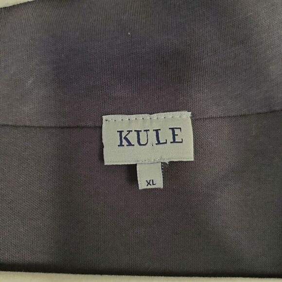 NWT Kule Women's Gray Button Up Sleep Shirt Extra Large - Picture 4 of 8